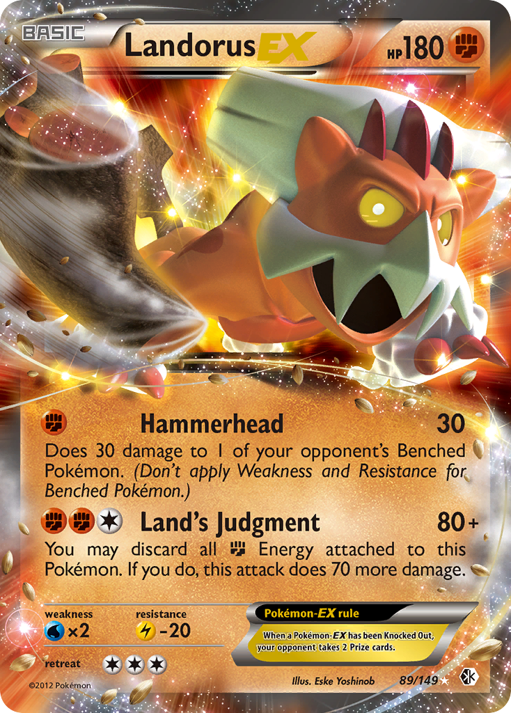 Landorus EX (89/149) [Black & White: Boundaries Crossed] | Play N Trade Winnipeg