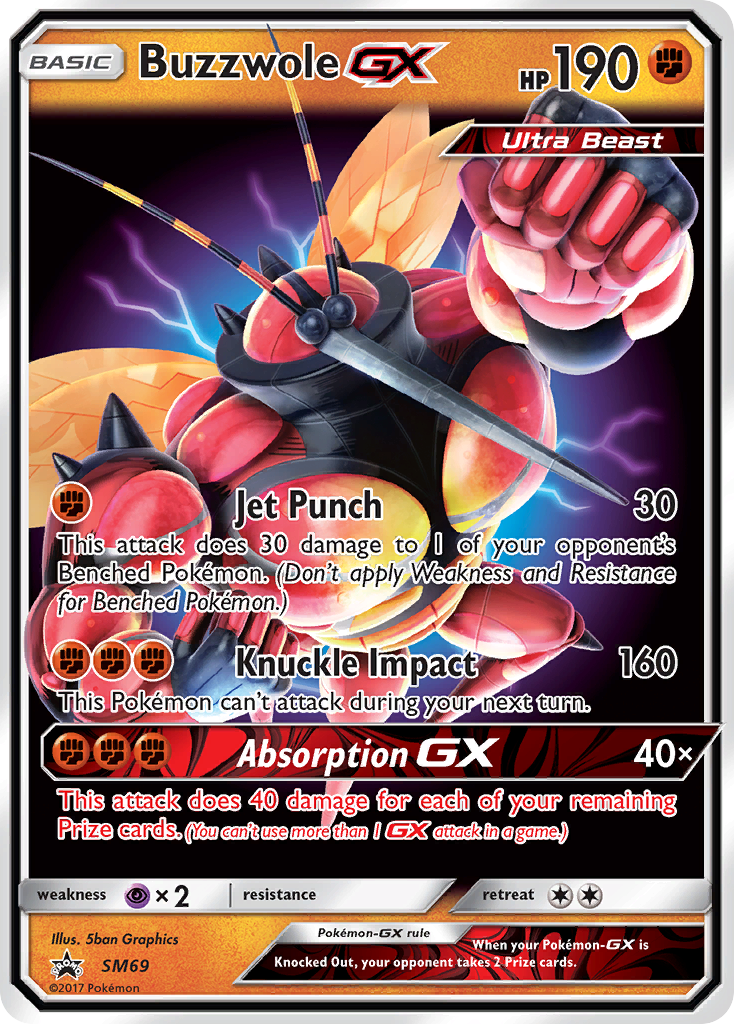 Buzzwole GX (SM69) [Sun & Moon: Black Star Promos] | Play N Trade Winnipeg