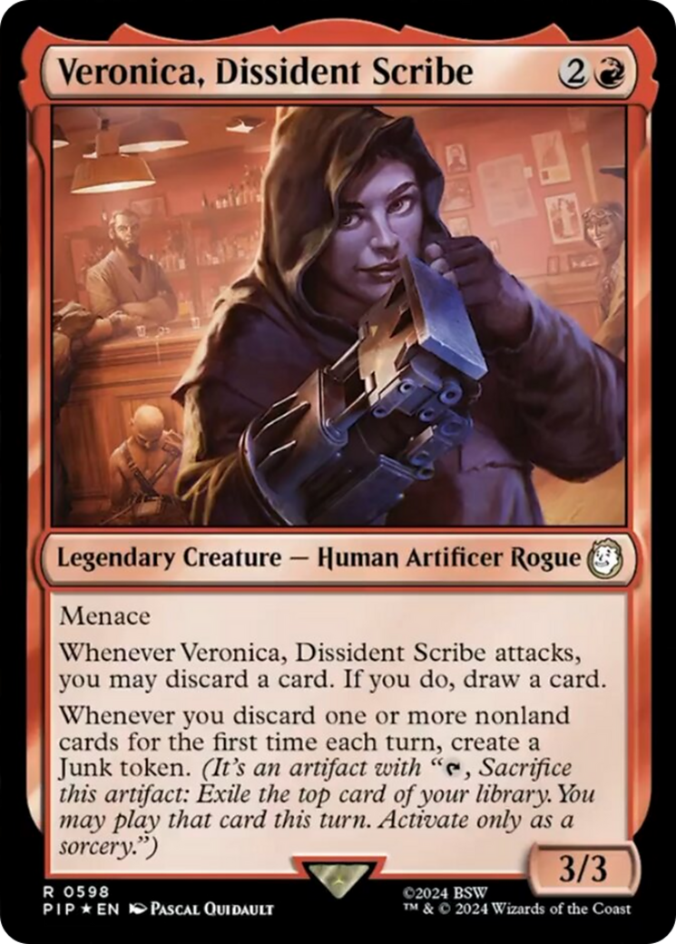 Veronica, Dissident Scribe (Surge Foil) [Fallout] | Play N Trade Winnipeg