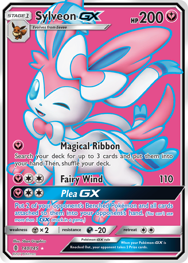 Sylveon GX (140/145) [Sun & Moon: Guardians Rising] | Play N Trade Winnipeg