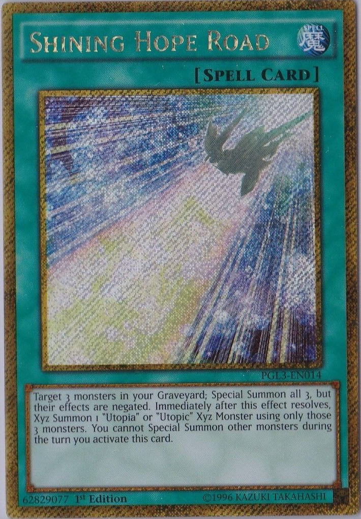 Shining Hope Road [PGL3-EN014] Gold Secret Rare | Play N Trade Winnipeg