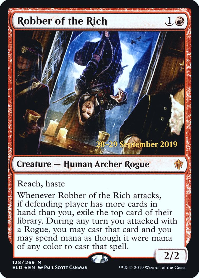 Robber of the Rich  [Throne of Eldraine Prerelease Promos] | Play N Trade Winnipeg