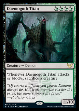 Daemogoth Titan [Strixhaven: School of Mages] | Play N Trade Winnipeg