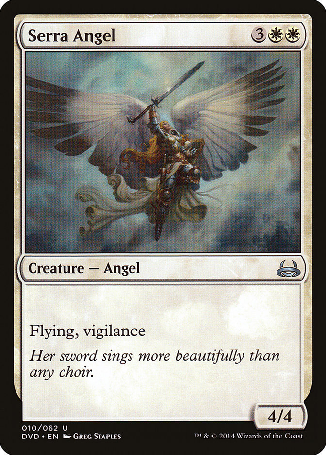 Serra Angel (Divine vs. Demonic) [Duel Decks Anthology] | Play N Trade Winnipeg