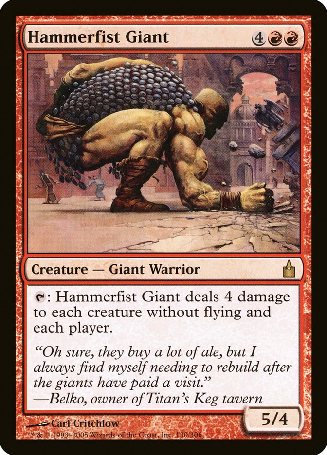 Hammerfist Giant [Ravnica: City of Guilds] | Play N Trade Winnipeg