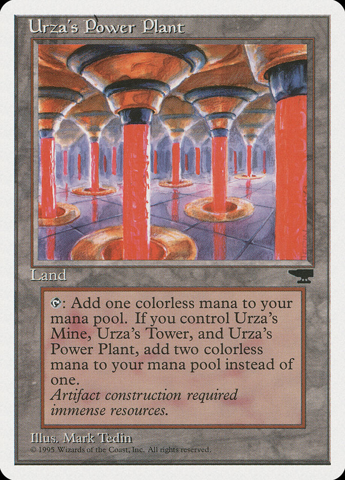Urza's Power Plant (Red Columns) [Chronicles] | Play N Trade Winnipeg