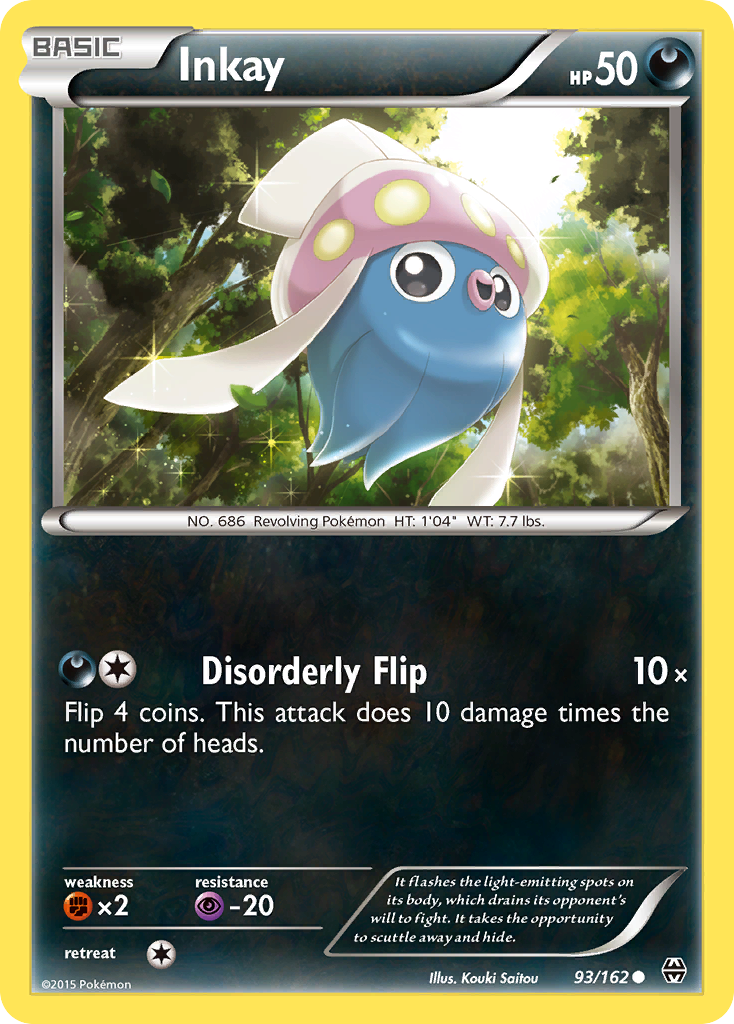 Inkay (93/162) [XY: BREAKthrough] | Play N Trade Winnipeg