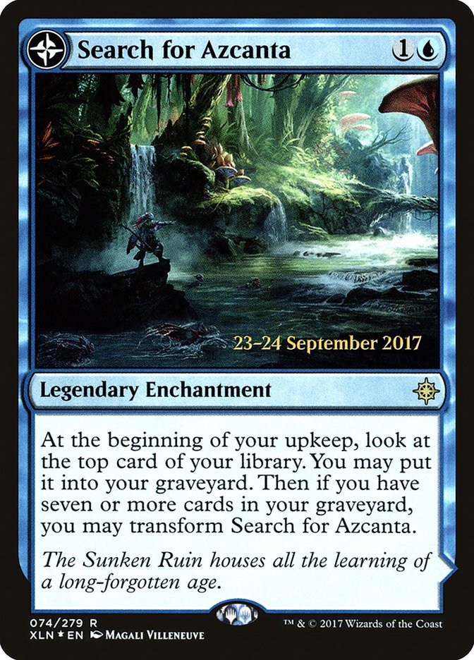 Search for Azcanta // Azcanta, the Sunken Ruin  [Ixalan Prerelease Promos] | Play N Trade Winnipeg