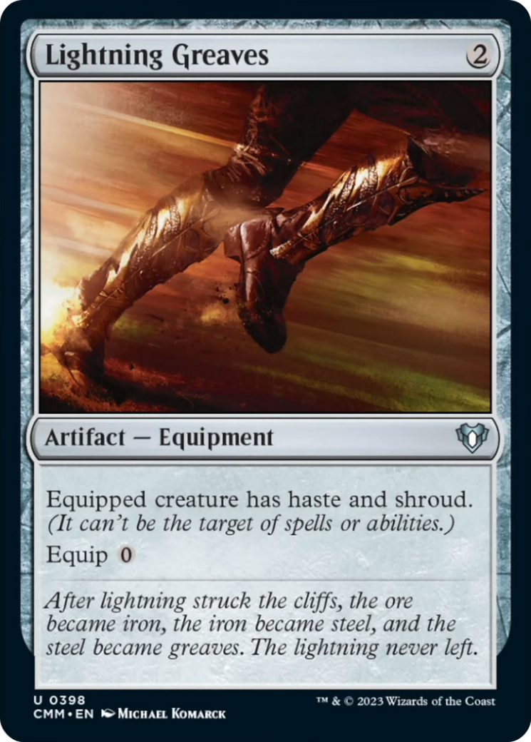 Lightning Greaves [Commander Masters] | Play N Trade Winnipeg