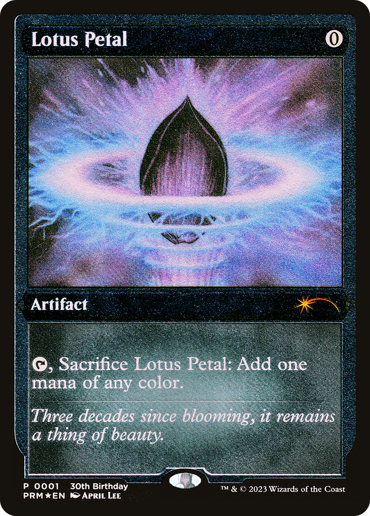 Lotus Petal (Foil Etched) [30th Anniversary Promos] | Play N Trade Winnipeg