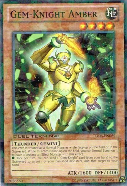 Gem-Knight Amber [DT06-EN069] Common | Play N Trade Winnipeg