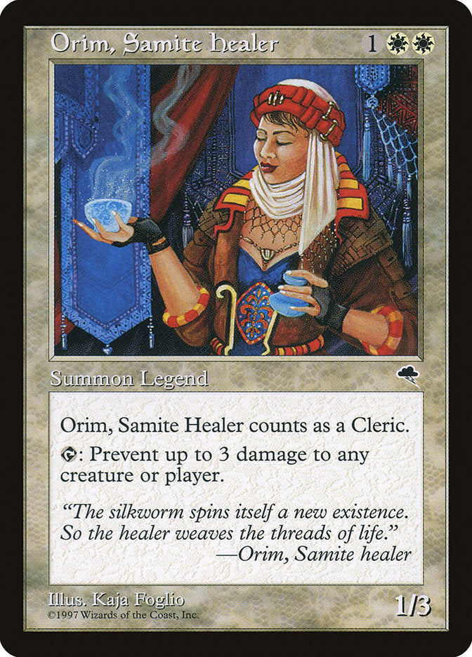 Orim, Samite Healer [Tempest] | Play N Trade Winnipeg