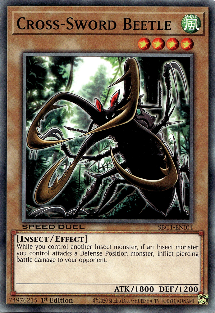 Cross-Sword Beetle [SBC1-ENI04] Common | Play N Trade Winnipeg