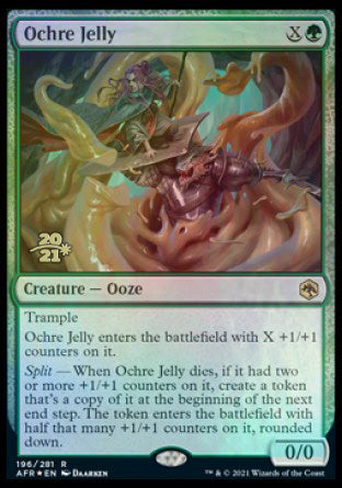 Ochre Jelly [Dungeons & Dragons: Adventures in the Forgotten Realms Prerelease Promos] | Play N Trade Winnipeg