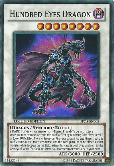 Hundred Eyes Dragon [DPC5-EN003] Super Rare | Play N Trade Winnipeg