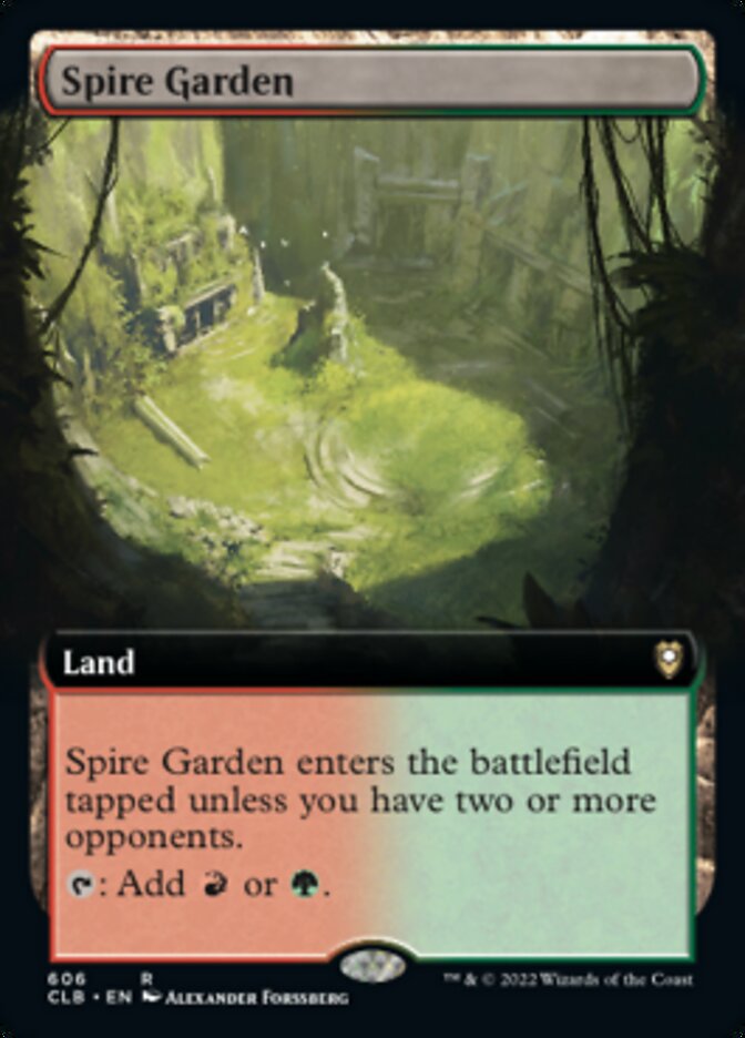 Spire Garden (Extended Art) [Commander Legends: Battle for Baldur's Gate] | Play N Trade Winnipeg