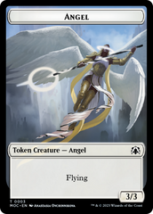 Angel (3) // Demon Double-Sided Token [March of the Machine Commander Tokens] | Play N Trade Winnipeg