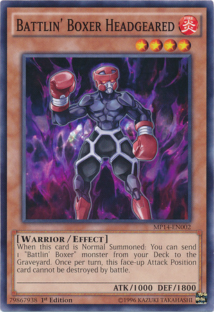 Battlin' Boxer Headgeared [MP14-EN002] Common | Play N Trade Winnipeg