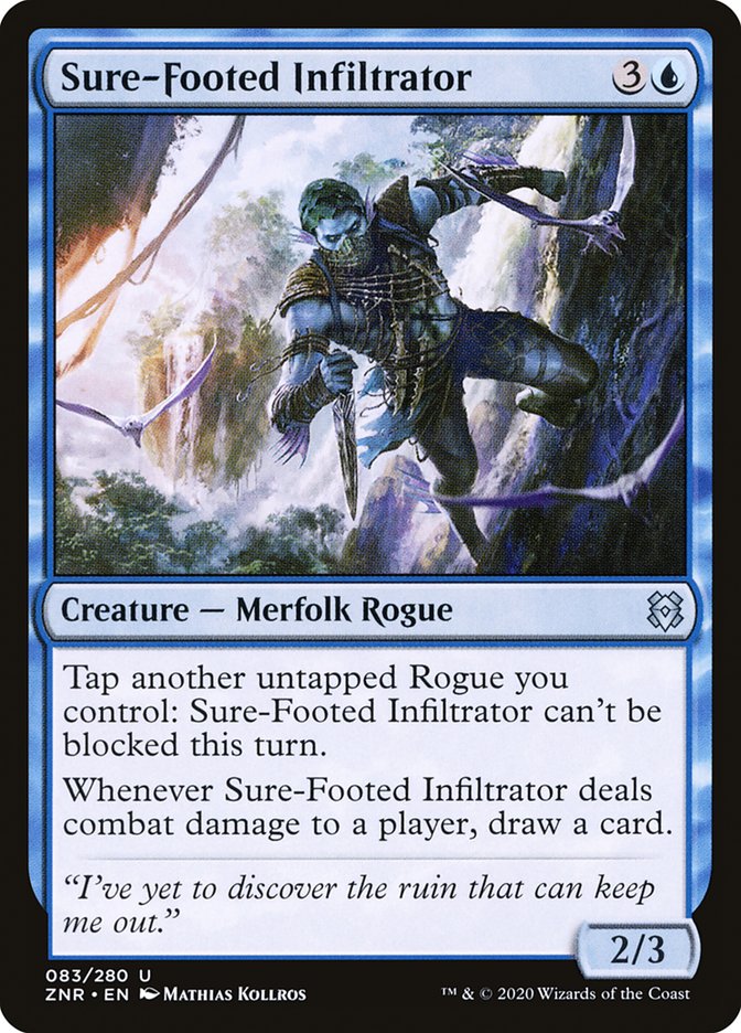 Sure-Footed Infiltrator [Zendikar Rising] | Play N Trade Winnipeg