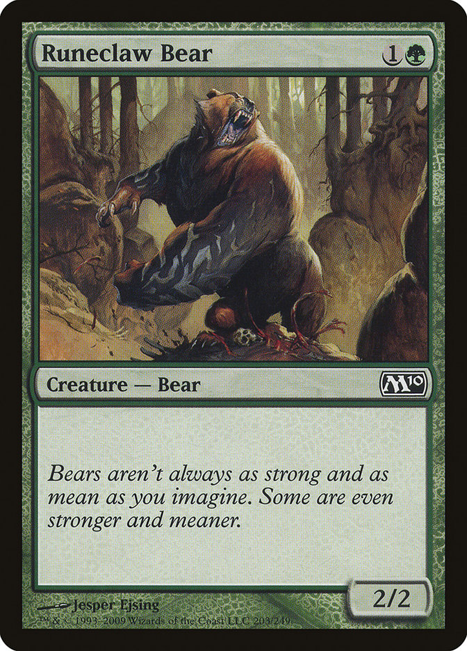 Runeclaw Bear [Magic 2010] | Play N Trade Winnipeg