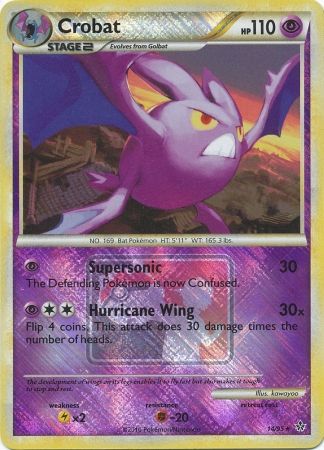 Crobat (14/95) (League Promo) [HeartGold & SoulSilver: Unleashed] | Play N Trade Winnipeg