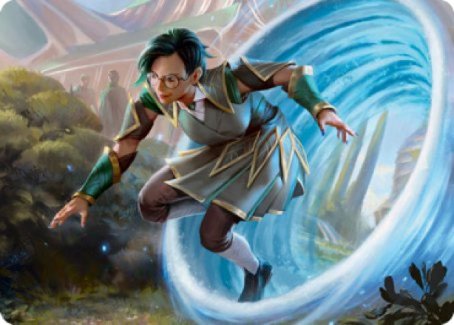 Vortex Runner Art Card [Strixhaven: School of Mages Art Series] | Play N Trade Winnipeg