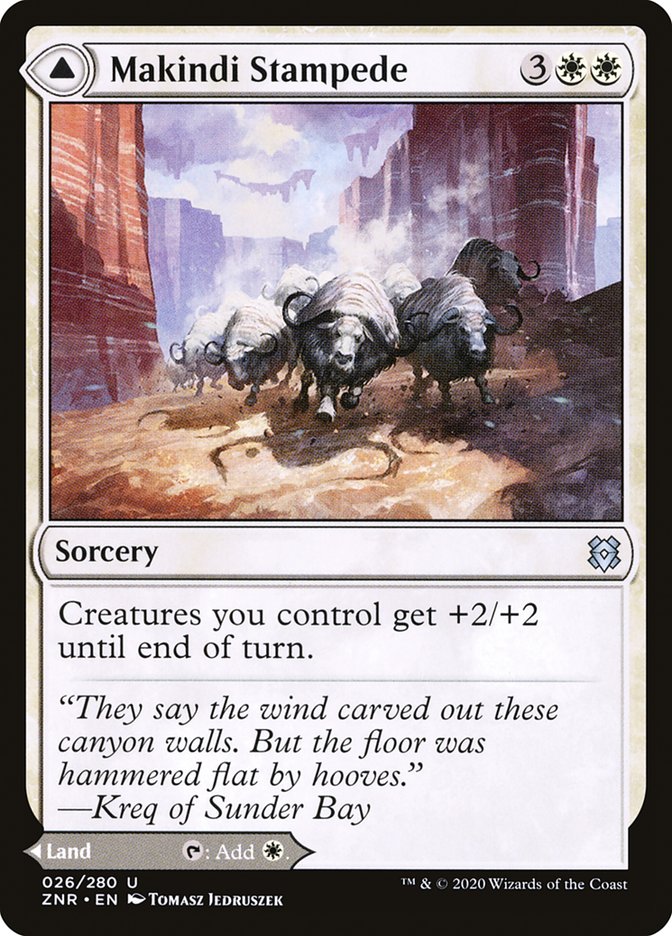 Makindi Stampede // Makindi Mesas [Zendikar Rising] | Play N Trade Winnipeg