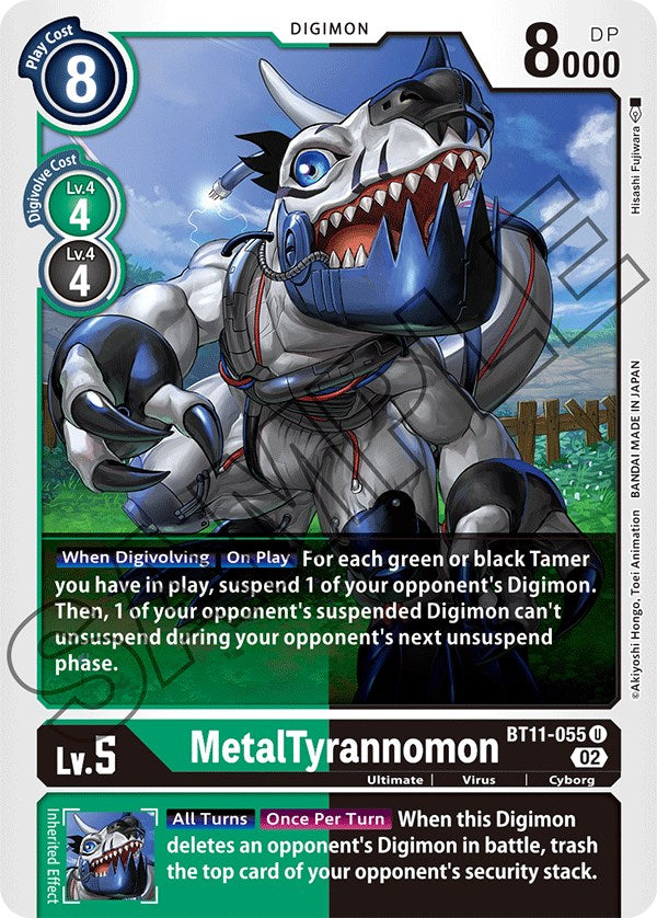 MetalTyrannomon [BT11-055] [Dimensional Phase] | Play N Trade Winnipeg