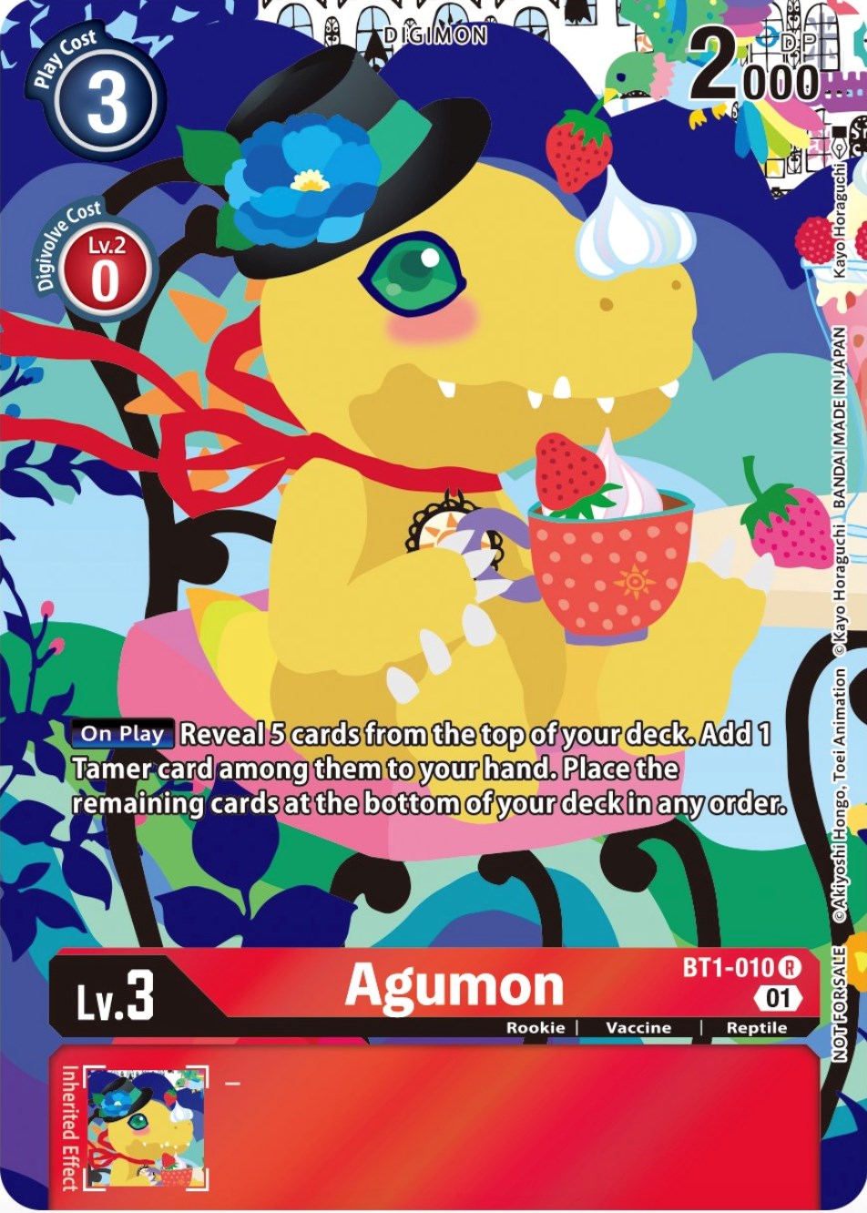 Agumon [BT1-010] (Tamer's Card Set 2 Floral Fun) [Release Special Booster Promos] | Play N Trade Winnipeg