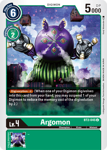 Argomon [BT2-045] [Release Special Booster Ver.1.5] | Play N Trade Winnipeg