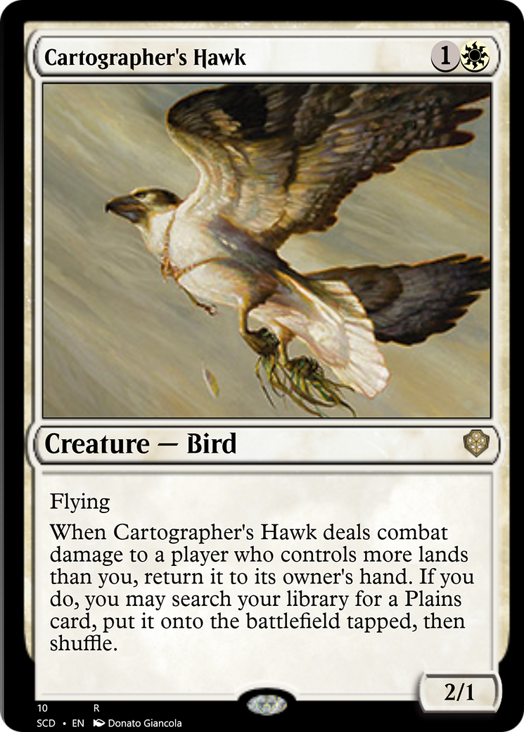 Cartographer's Hawk [Starter Commander Decks] | Play N Trade Winnipeg