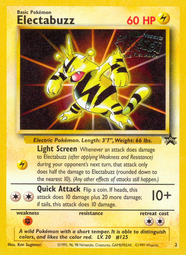 Electabuzz (2) [Wizards of the Coast: Black Star Promos] | Play N Trade Winnipeg