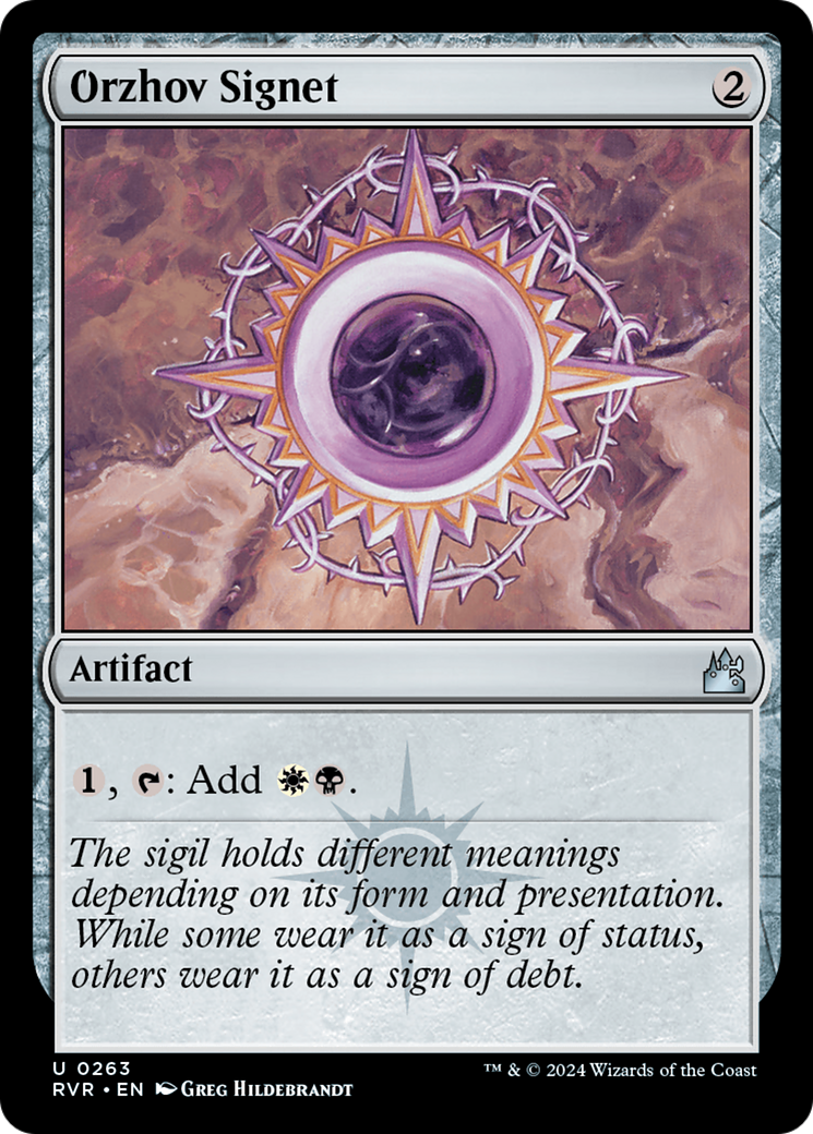 Orzhov Signet [Ravnica Remastered] | Play N Trade Winnipeg