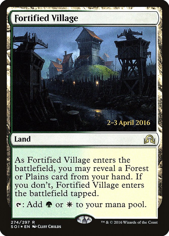 Fortified Village [Shadows over Innistrad Prerelease Promos] | Play N Trade Winnipeg