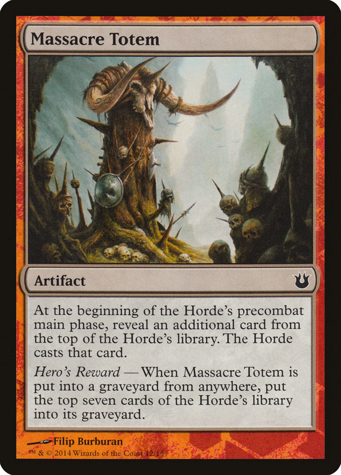 Massacre Totem [Born of the Gods Battle the Horde] | Play N Trade Winnipeg