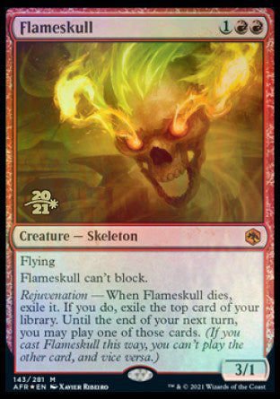 Flameskull [Dungeons & Dragons: Adventures in the Forgotten Realms Prerelease Promos] | Play N Trade Winnipeg