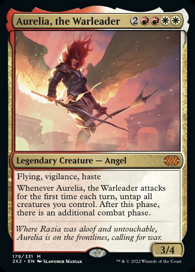 Aurelia, the Warleader [Double Masters 2022] | Play N Trade Winnipeg