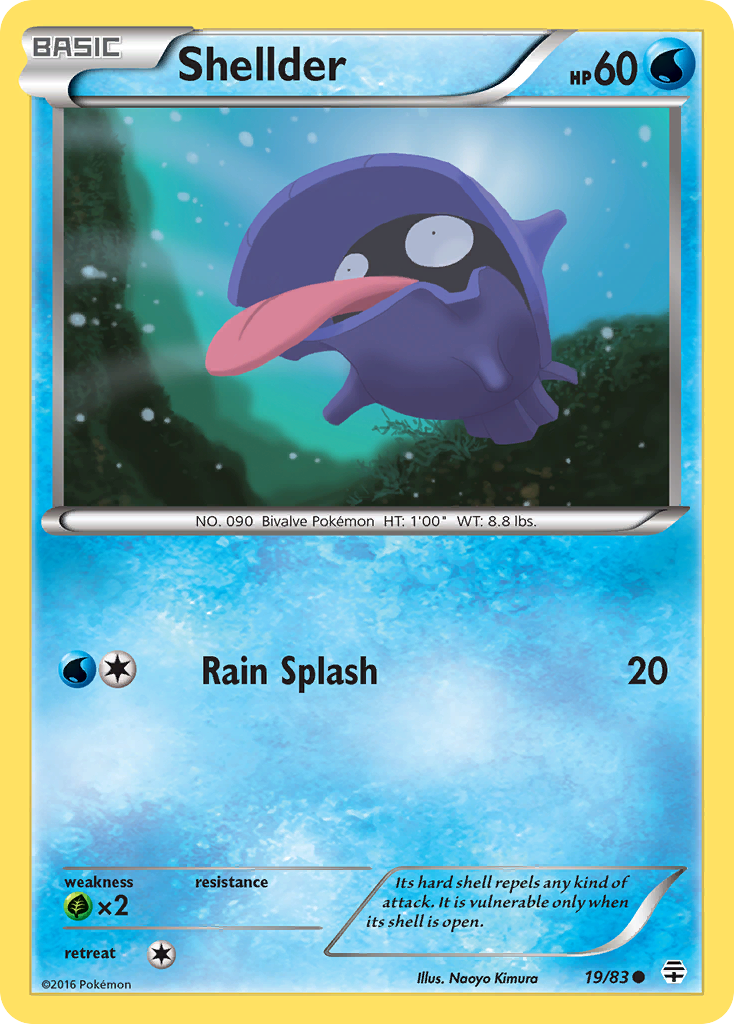 Shellder (19/83) [XY: Generations] | Play N Trade Winnipeg