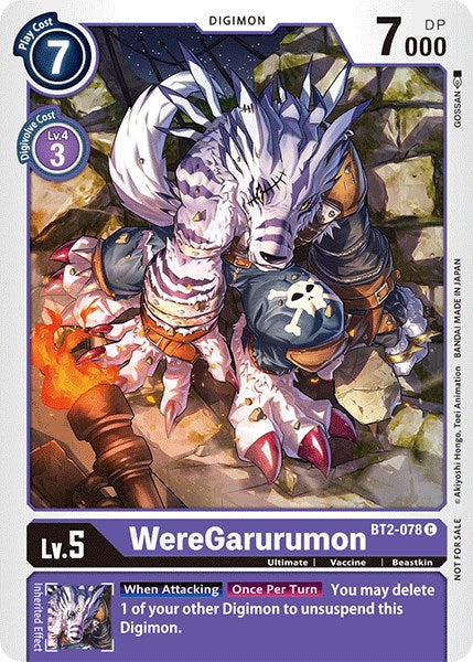 WereGarurumon [BT2-078] (Official Tournament Pack Vol.3) [Release Special Booster Promos] | Play N Trade Winnipeg