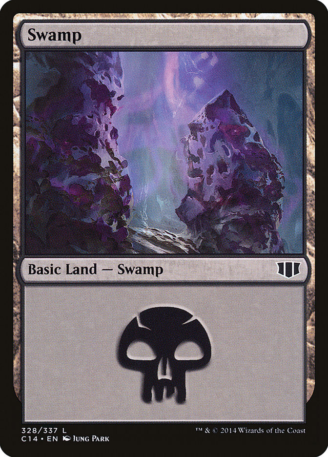 Swamp (328) [Commander 2014] | Play N Trade Winnipeg