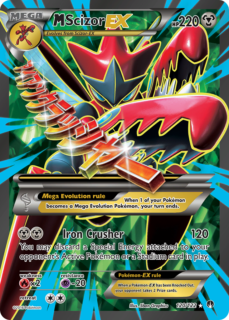 M Scizor EX (120/122) [XY: BREAKpoint] | Play N Trade Winnipeg