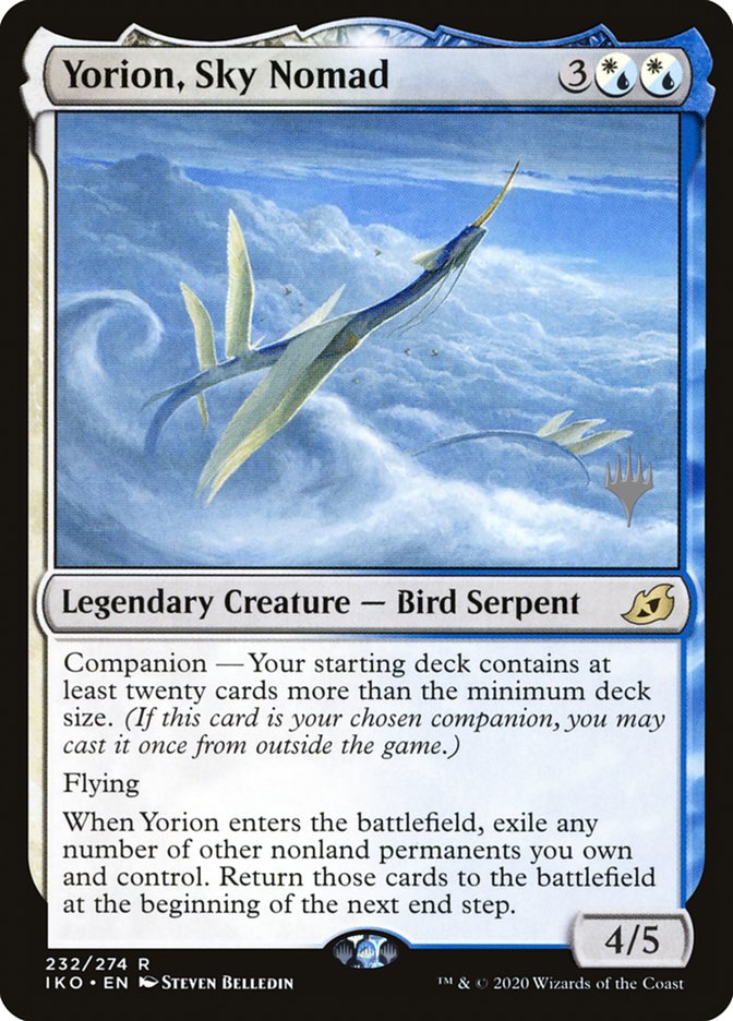 Yorion, Sky Nomad (Promo Pack) [Ikoria: Lair of Behemoths Promos] | Play N Trade Winnipeg