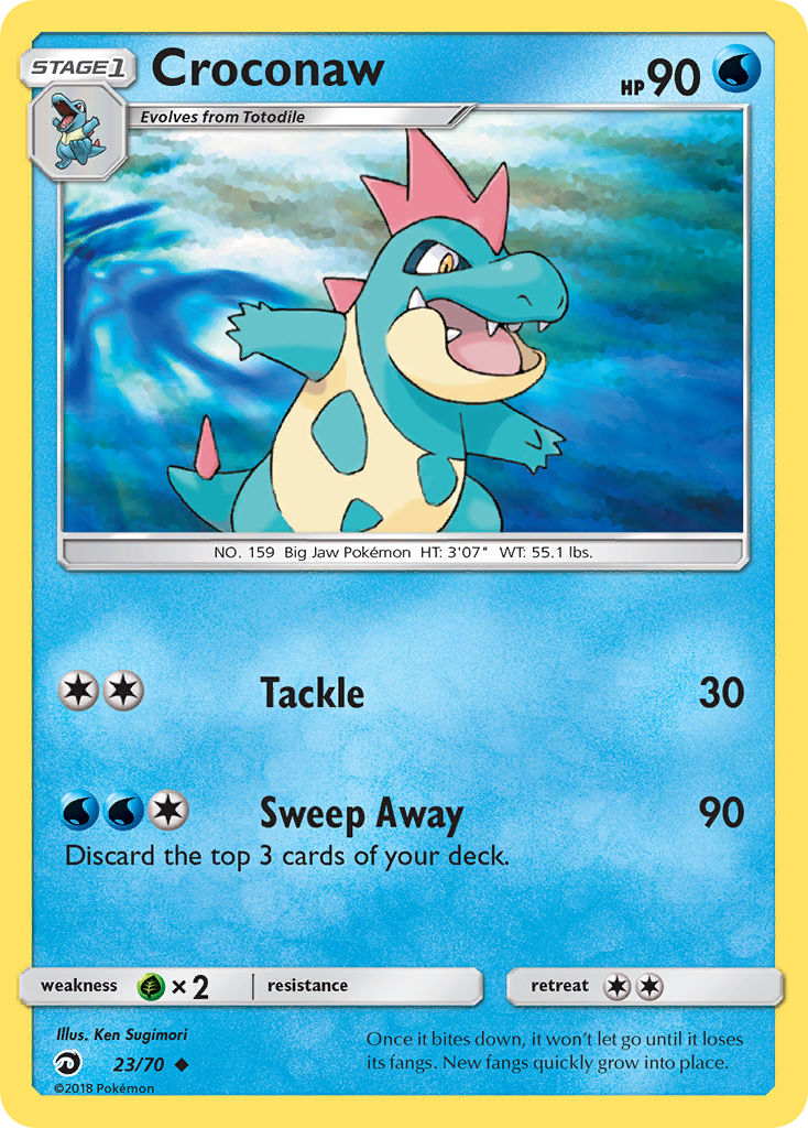 Croconaw (23/70) [Sun & Moon: Dragon Majesty] | Play N Trade Winnipeg