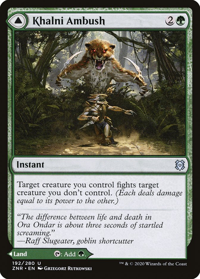 Khalni Ambush // Khalni Territory [Zendikar Rising] | Play N Trade Winnipeg