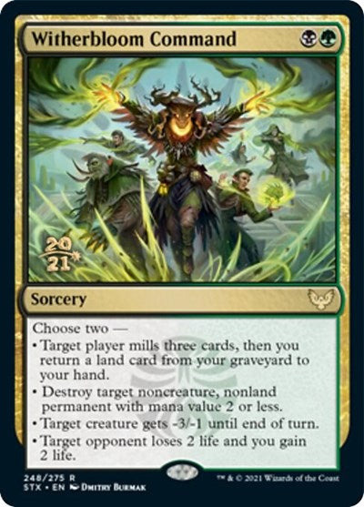 Witherbloom Command [Strixhaven: School of Mages Prerelease Promos] | Play N Trade Winnipeg