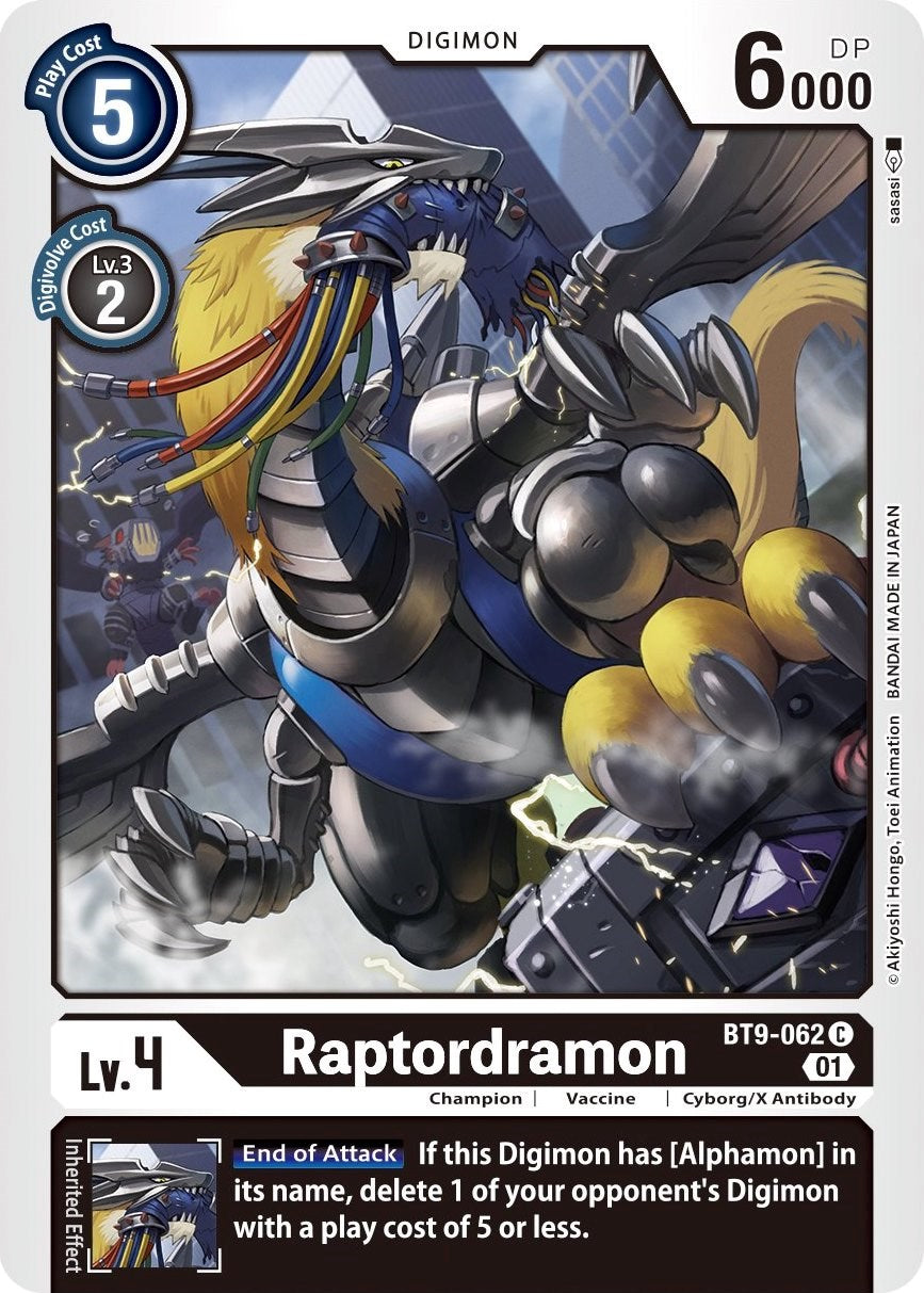 Raptordramon [BT9-062] [X Record] | Play N Trade Winnipeg