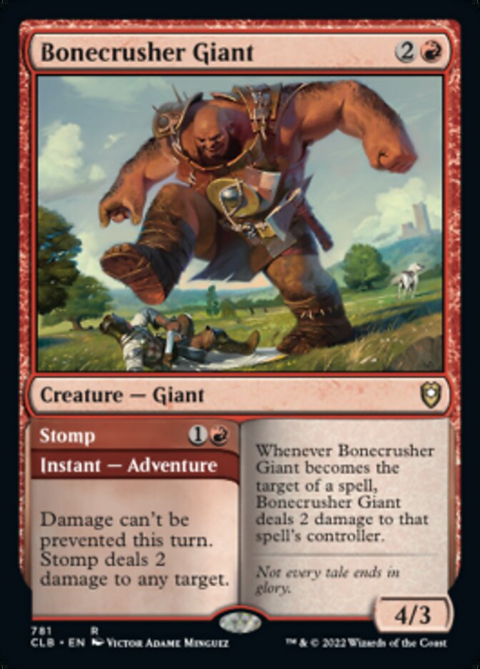 Bonecrusher Giant // Stomp [Commander Legends: Battle for Baldur's Gate] | Play N Trade Winnipeg