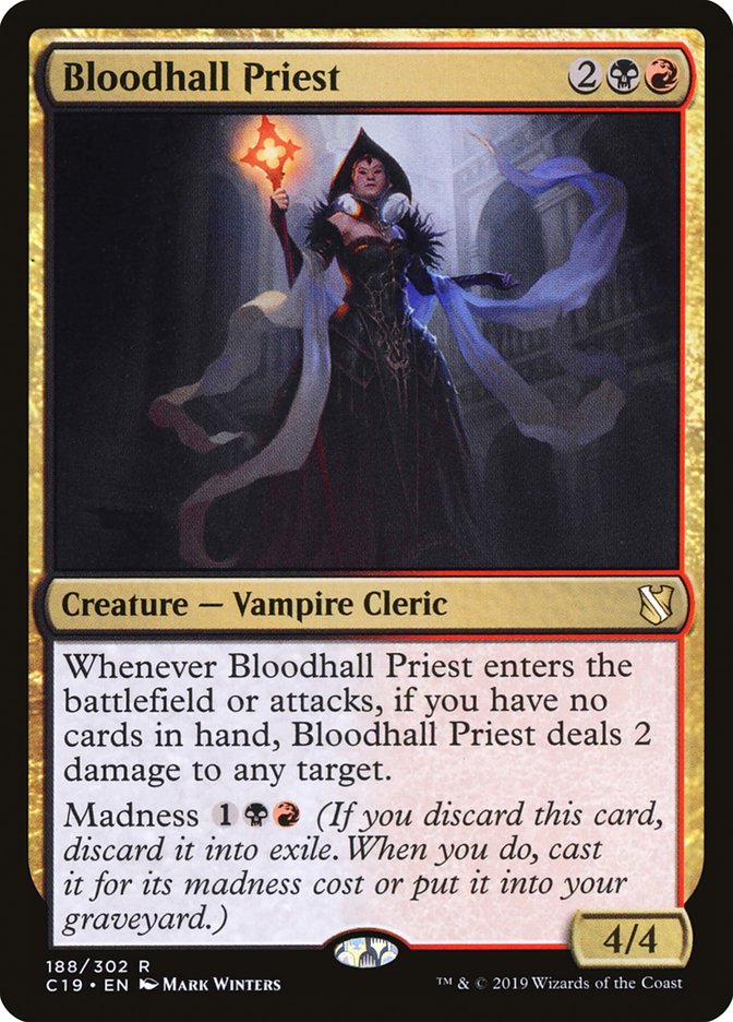 Bloodhall Priest [Commander 2019] | Play N Trade Winnipeg