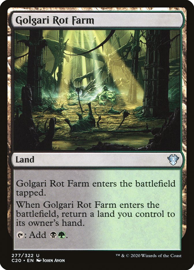 Golgari Rot Farm [Commander 2020] | Play N Trade Winnipeg