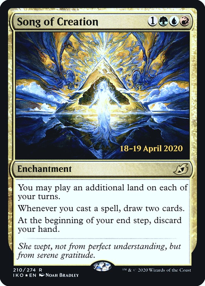 Song of Creation  [Ikoria: Lair of Behemoths Prerelease Promos] | Play N Trade Winnipeg